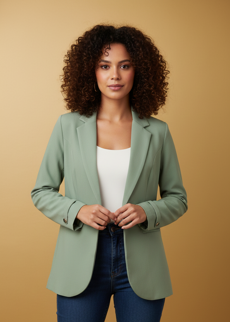 Blazer Feminino Monique de Alfaiataria