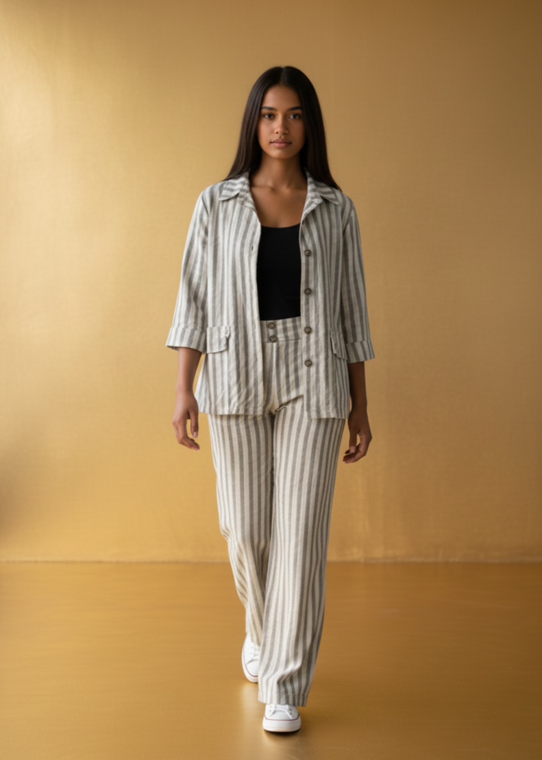 Conjunto Listrado Premium