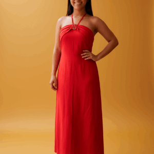 Vestido Longo Frente Única
