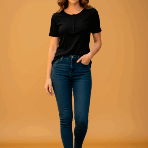 TShirt Longa Algodão Canelado